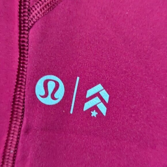 Lululemon x Barry's Stronger As One Ruby Red Tights sz 4 - Picture 4 of 7